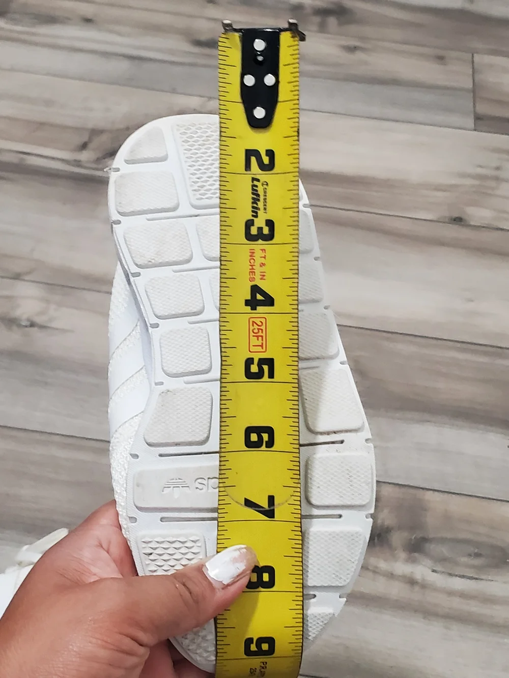 adidas Off-White Knit Lace-Up Sneakers